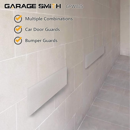 AMPULLA Garage Wall Protector Car Door Protectors, Designed in Germany (4-Pack White)
