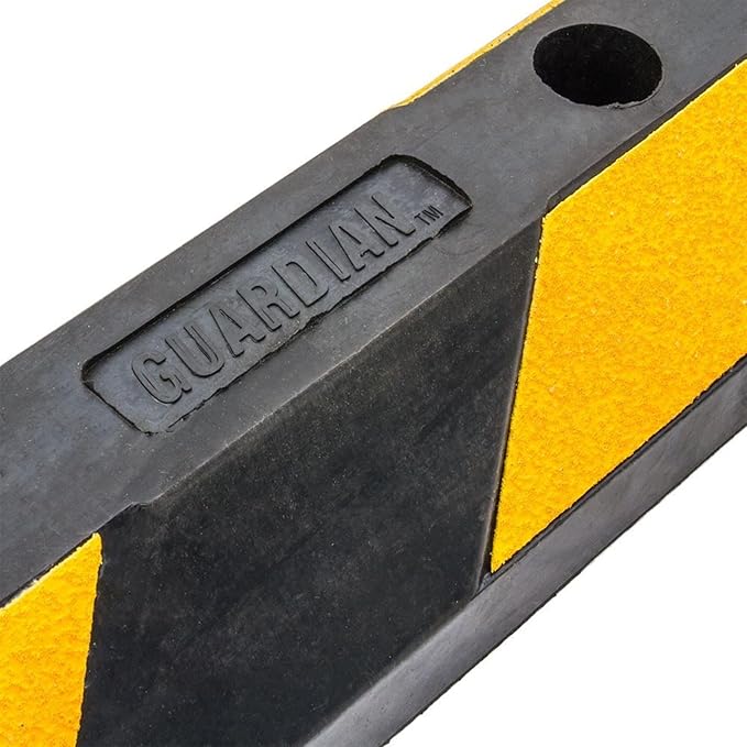Guardian DH-PB-5 Heavy Duty Rubber Parking Curb - 36 Inch x 5.9 Inch