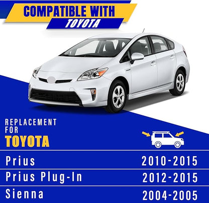 3 wipers Replacement for 2010-2015 Toyota prius/2012-2015 Toyota Prius Plug-In/2004-2005 Toyota sienna, Windshield Wiper Blades Original Equipment Replacement - 26"/19"/16" (Set of 3) U/J HOOK