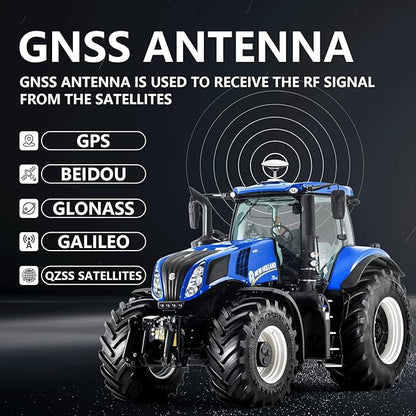 Tractor GPS Navigation System | 7-inch High-Accuracy GNSS Agricultural Navigator for Precision Farming, Spraying & Plowing