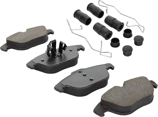 Premium Ceramic Rear Brake Pads (1001-1341C) Compatible with 2008-2018 Mercedes-Benz (C180/C200/C250/C280/C300/C350/E350/E400/E550)