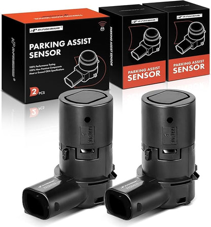 A-Premium 2-PC Rear Reverse Backup Parking Assist Sensor Compatible with Select Ford & Lincoln & Mercury - F-150, F-250 F-350 F-450 F-550 Super Duty, Explorer, Escape, Expedition, Blackwood, Mariner