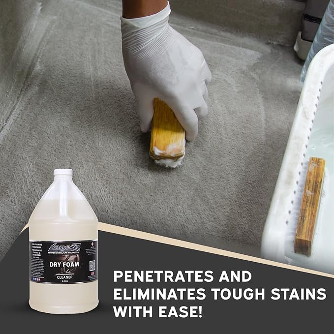 LANE'S Carpet Cleaner Spray- Carpet Cleaner Foam, Removes Odor, Fights Tough Dirt and Stains, Professional Grade Cleaning Spray- 1 Gallon