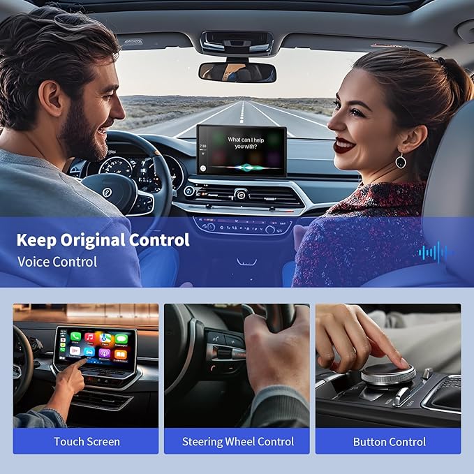 Leadtree 2 in 1 CarPlay Dongle,Convert Wired to Wireless,Wireless CarPlay Adapter&Wireless Android Auto Adapter, Connection Plug & Play Easy Setup Online Update,for Factory Wired Cars After 2016
