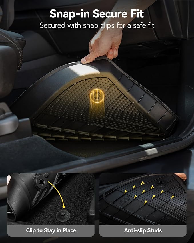 3W Floor Mats & Cargo Liner Fit for Honda HR-V 2023 2024 2025 & Acura ADX 2025, Honda HRV Accessories TPE Custom Fit Floor Liner and Cargo Liner Mat (Include Hybrid) (Not fit Premium Audio System)