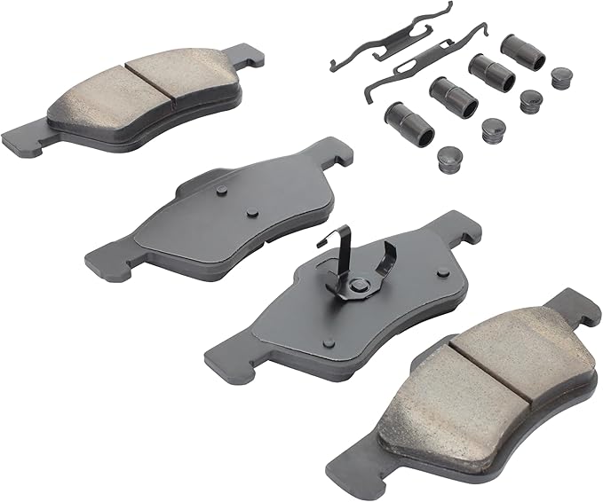 Premium Ceramic Front Brake Pads (1001-1047BC) Compatible with Ford Escape 2009-2012, Mazda Tribute 2011-2011, Mercury Mariner 2009-2011