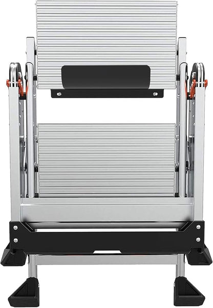Heavy Duty Metal Wall Storage Hangers for Garage - Black Ladder Rack with Screws (16.5 inch 1PCS)