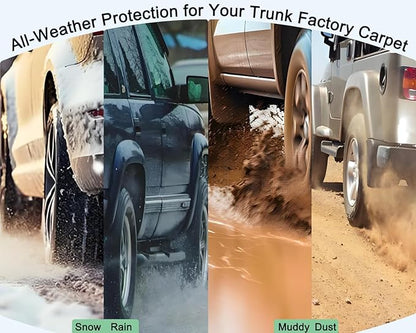 CRV Floor Mats Compatible with 2023-2026 Honda CR-V，All Weather Protection Waterproof Durable Anti-Slip Odorless Custom-fit TPE Floor Liner Front and Rear Row Set