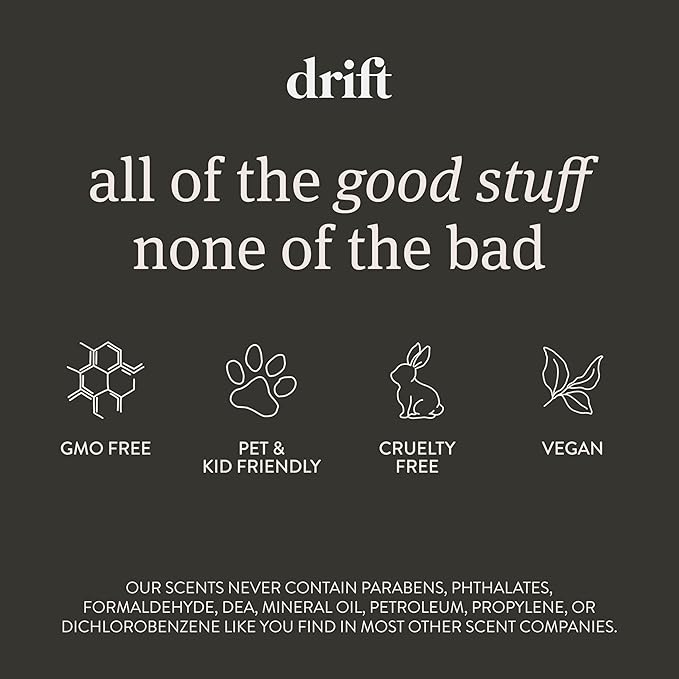 Drift Car Air Freshener - Wood Air Freshener - Car Odor Eliminator - Open Air Scent Starter Kit