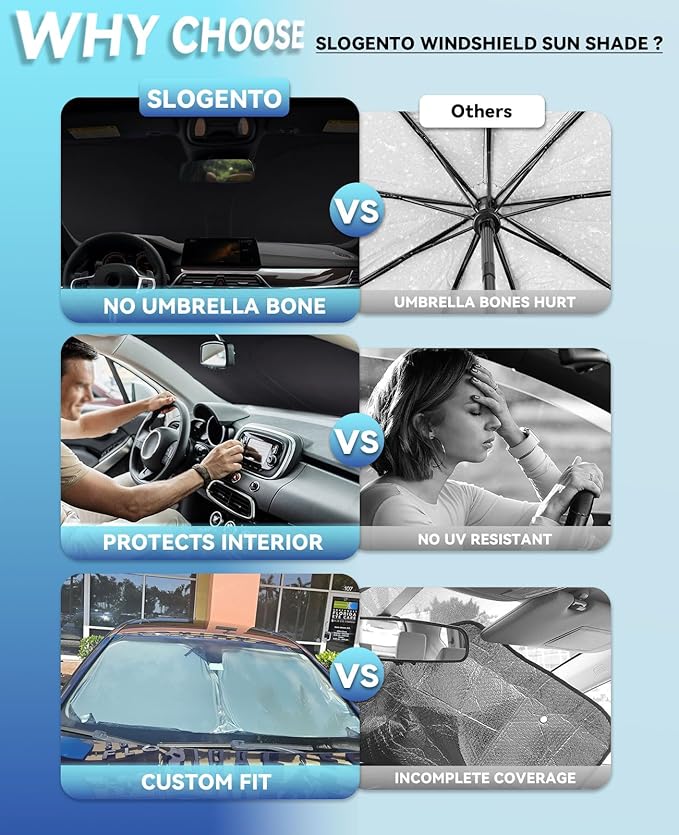 Sun Shade Windshield Sunshades Cover for Honda Civic 2012-2014 2015 Foldable Sun Visor Window Shields Fits Civic Sedan, Coupe, Hatchback, LX, EX, EX-L, Sport,Touring Accessories Blocks UV Rays