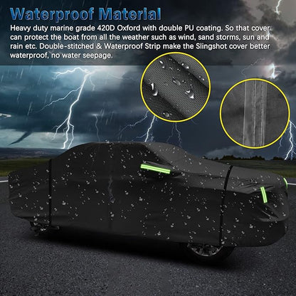 Car Cover for Toyota Tacoma Truck 2005-2025 for Xtra/Access/Double Cab SB (5'-6.125'), Outdoor Car Covers with Driver Side Zipper Windproof Heavy Duty Protection for Toyota Tacoma(UP to 212‘’L)