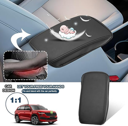 Ruiya 2024 2025 Kona Armrest Cover,for Hyundai Kona SX2 2024 Accessories Center Console Cover 2024 Kona Armrest Cover Protector Compatible with 2024 2025 Hyundai Kona SE/SEL/Limited/N Line