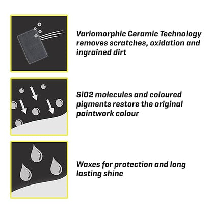 T-Cut Gray Scratch Remover Color Fast Paintwork Restorer Car Polish - 17 Fl Oz 13 Colours Available