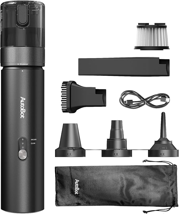 Car Vacuum, Handheld Vacuum Cleaner Blow & Suction 2 in 1, 20000PA High Power Car Vacuum Portable Cordless, Portable Vacuum for Car, 70 Mins Runtime, 3.5H Type-C Fast Charge, Home, Keyboard Cleaning