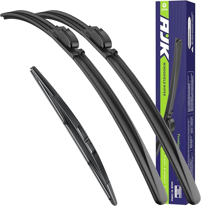 AJK Wiper Blades for Acura MDX 2007 2008 2009 2010 2011 2012 2013, 2 Piece All Weather OEM Quality Automotive Replacement Windshield Wiper Blades for My Car