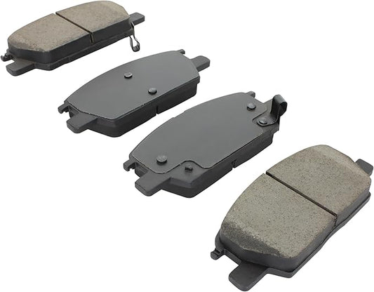 Premium Ceramic Front Brake Pads (1001-1913C) Compatible with Buick LaCrosse 2019-2017, Regal Sportback 2020-2018, Chevrolet Equinox 2020-2018, Malibu 2019-2016, GMC Terrain 2020-2018