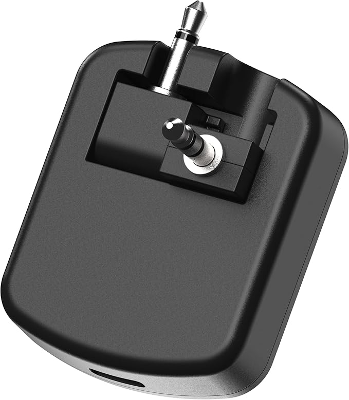 Scosche BTT-SP FlyTunes Universal Portable Bluetooth 4.1 Wireless Audio Transmitter for Use with AirPods, Earbuds/Headphones, TV’s and More - Black