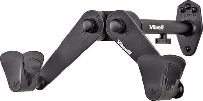 Vibrelli Bike Wall Mount - Horizontal Storage Rack for Hanging Bicycles in Garage - Adjustable Bike Hanger, Holder - Wall Bike Rack Hooks for Bicycle