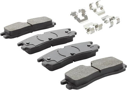 Premium Semi-Metallic Rear Brake Pads (1001-0754M) Compatible with Cadillac Seville 1998-2002