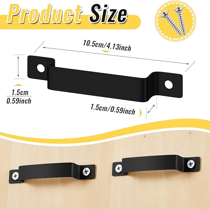 12 Pcs Tape Measure Clip Tape Measure Holder Bench Belt Universal Tool with Screws Stainless Steel Tool Hanger Storage Dock for Mount Drill Power Measures and Belt Clips (Black)
