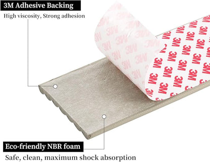 Corner Protector for Baby, Widen Edge Protector with Adhesive Backing, Baby Proofing Edge Corner Protectors Self Adhesive Furniture Corner Guard Bumper for Table, Desk, Fireplace (Gray, 16.4ft)