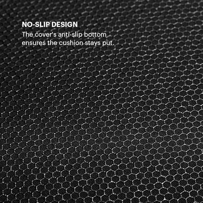 Purple Double Seat Cushion | Pressure Reducing Grid Designed for Ultimate Comfort | Designed for Office Chairs | Made in The USA
