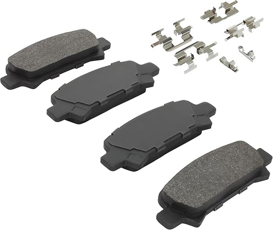 Premium Ceramic Rear Brake Pads (1001-0770C) Replacement for Subaru Baja 2006-2003, Forester 2003-1998, Impreza 2003-1999, Legacy 2004-2000, Legacy 2009, Outback 2004-2000