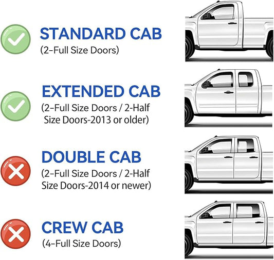 in-Channel Window Visors Rain Guards for 1993-2011 Ford Ranger, Window Vent Wind Deflectors Visors Shades for 1994-2009 Mazda B2300, 1998-2001 Mazda B2500, 1994-2007 Mazda B3000, 2PCS