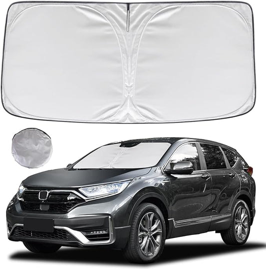 KAYZT Windshield Sun Shade for Honda CRV 2017-2022 CR-V Foldable Sunshade SUV Front Window Custom Fit Accessories
