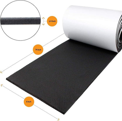 Car Door Protector Bump Body Guard,1/4" Sectional Foam Sticking Garage Wall Parking Protector Collision Avoidance Waterproof Foam Protector Wall Corner Protecting Your Car Doors (2 Pack)