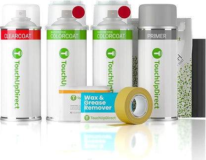 TouchUpDirect 3U9 Finish Line Red Tricoat Compatible with Toyota Exact Match Touch Up Paint Aerosol - Platinum Kit