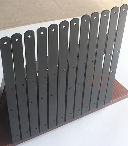 32 Pack L14 x H 10" Black Heavy Duty Shelf Brackets with Screws Metal Shelf Brackets Shelf Support Angle Brackets for Shelves L Brackets Heavy Duty Floating Shelf