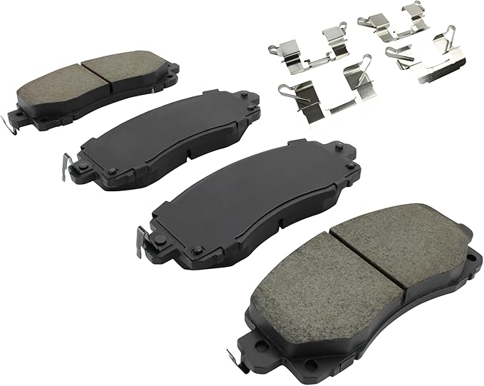 Premium Ceramic Front Brake Pads (1001-2045C) Compatible with Subaru Crosstrek 2024-2018, Forester 2024-2019, Impreza 2024-2017, Legacy 2025-2020, Outback 2025-2020, WRX 2024-2022 & More