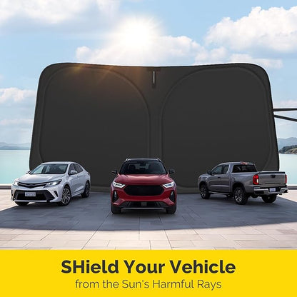 Car Windshield Sun Shade Compatible with 2019 2020 2021 2022 2023 2024 2025 Subaru Forester Accessories Sunshade Custom for Forester Crossover, Base, Premium, Sport, Limited Foldable Sun Visor