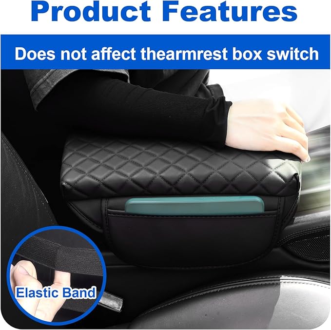 Center Console Armrest Cover for Hyundai Tucson 2022 2023 2024 2025 Armrest Box Pad Cover Protector Tucson Interior Accessories (Tucson22-24 pad)