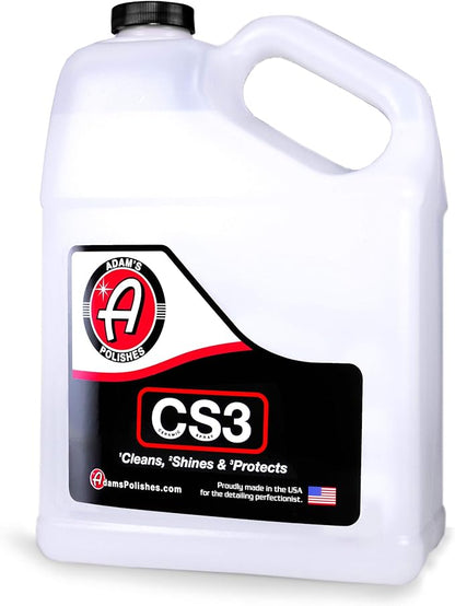 Adam's Polishes CS3 (Gallon) - Ceramic Spray Coating That Cleans, Shines & Protects | Top Coat Car Wash Polish & Paint Protectant Stronger Than Car Wax | RV Boat Motorcycle Car Waterless Cleaner