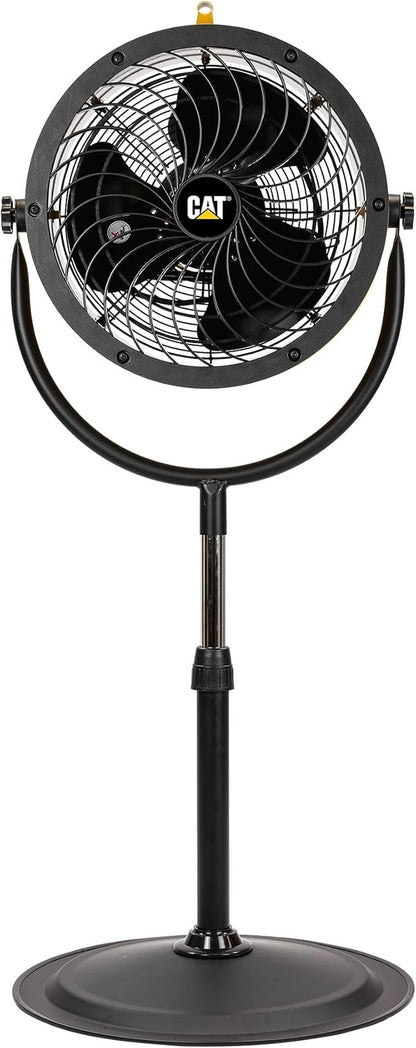 CAT Caterpillar® 14" HVPD-14AC HIGH VELOCITY PEDESTAL DRUM FAN, YELLOW