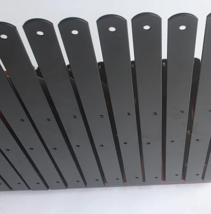 32 Pack L14 x H 10" Black Heavy Duty Shelf Brackets with Screws Metal Shelf Brackets Shelf Support Angle Brackets for Shelves L Brackets Heavy Duty Floating Shelf