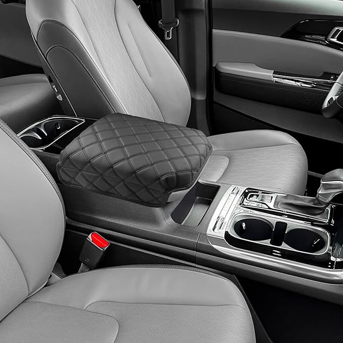 CDEFG for Kia Carnival 2022-2026 Center Console Cover Armrest Box Cover for 2022 2023 2024 2025 2026 Carnival (LX, LXS, EX, SX, SX Prestige) Accessories Console Arm Rest Protector