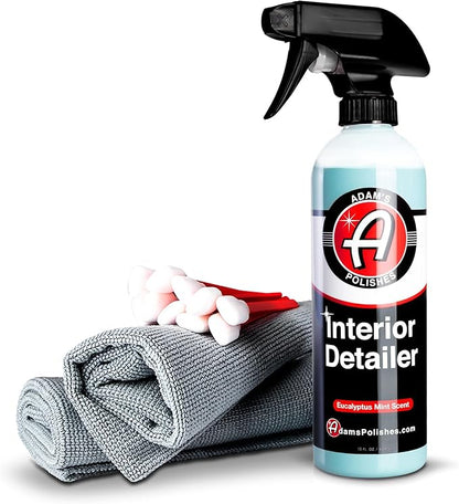 Adam's Polishes Interior Detailer 16 fl. oz (Combo) - Total Car Interior Cleaner, Protectant & Dressing | All Purpose Cleaner & Leather Conditioner | Vinyl, Dashboard, Screen, Seat Cleaner & More