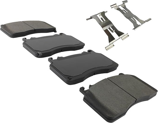 Premium Semi-Metallic Front Brake Pads (1001-2267M) Compatible with Ford Mustang 2020-2022