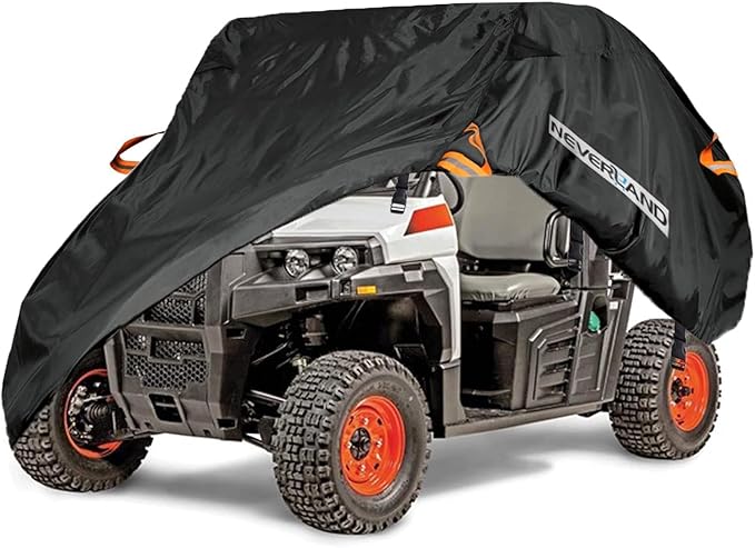 NEVERLAND UTV Cover, All-Weather Protection Side by Side Cover 2-3 Passenger, Universal for Polaris Ranger RZR Yamaha Honda Can Am Defender (126" x 70" x 75")