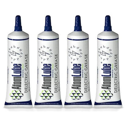 Dielectric Grease, 4-Pack 1oz Tube | Waterproof for Electrical Connectors, Switches, and Sensors | Safe High Temp & Multipurpose Electrical Grease