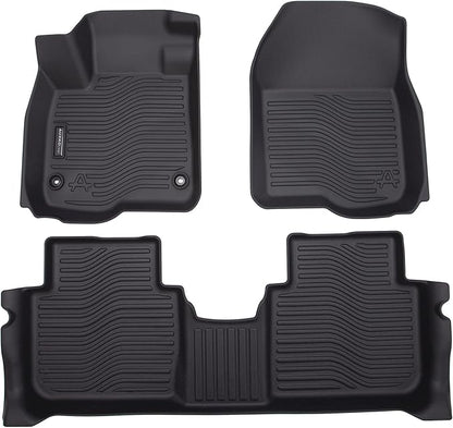 Auxko All Weather Floor Mats Fits for Honda CR-V 2023 2024 2025 2026 (Include Hybrid) TPE Rubber Liners Accessory for Honda CRV 2023 2024 2025 2026 Odorless Anti-Slip Mats Black