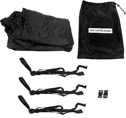 NEVERLAND UTV Cover, All-Weather Protection Side by Side Cover 2-3 Passenger, Universal for Polaris Ranger RZR Yamaha Honda Can Am Defender (126" x 70" x 75")