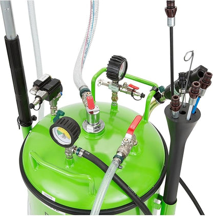 OEMTOOLS 24862 21 Gallon Oil Drain Vacuum and Extractor, Automotive Oil Container with Adjustable Oil Changing Funnel, Waste Oil Storage Tank, Coolant Drain