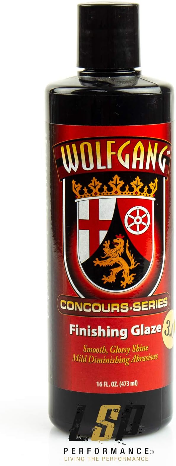 Wolfgang Concours-Series Finishing Glaze 3.0 | Gloss-Enhancing Glaze & Finishing Polish | Maximizes Depth & Clarity for All Paint Types | WG-8400 | 16 oz
