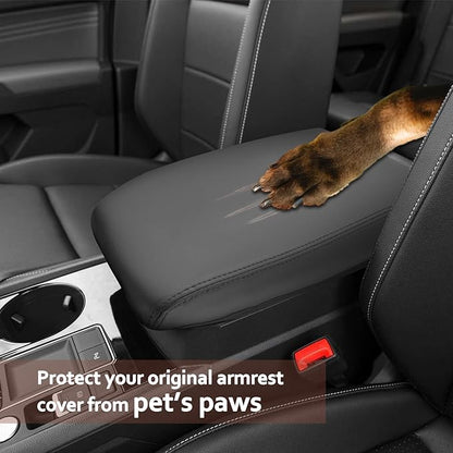 SKTU for 2024 2025 2026 Volkswagen Atlas Center Console Cover 2024 2025 2026 VW Atlas Armrest Cover Atlas SE/SEL Center Console Pad Volkswagen Atlas 2024 2025 2026 Accessories Center Console Cushion