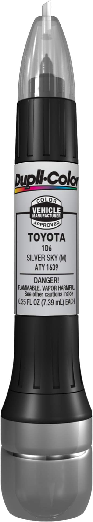 Dupli-Color EATY16390 Scratch Fix All-In-1 Exact-Match Automotive Touch-Up Paint – Toyota Silver Sky – 0.25 oz. Paint Pen