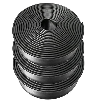 3:1 Ratio Heat Shrink Tubing Roll Adhesive Lined Industrial Marine Grade Dual Wall Heat Shrink Tube Waterproof and Sealed Black (3/4 inches(19.1 mm), 30 Feet)